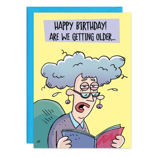 COVER: Happy Birthday! Are we getting older. . . INSIDE: . . .or was there a really hot guy on the cover of AARP?