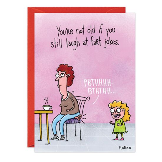 Fart Jokes Birthday Card - 9209 - Oatmeal Studios