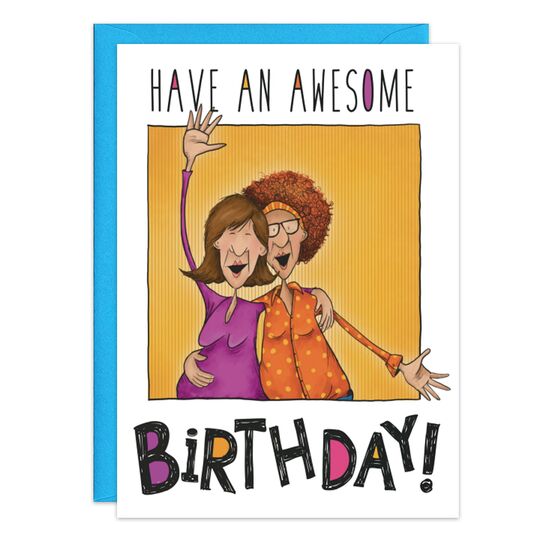 COVER: Have an awesome birthday! INSIDE: From someone who shares you genes.