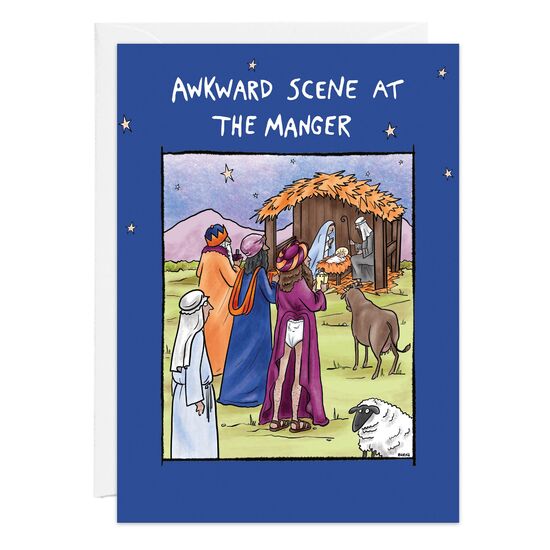 COVER: Awkward Scene At The Manger INSIDE: Here's to a tichty-whitey Christmas!!