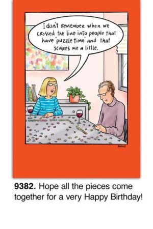 Puzzle Time Birthday Card