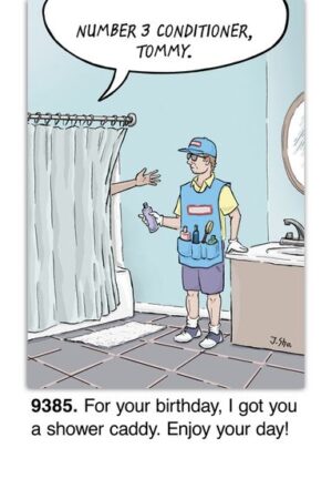 Number 3 Conditioner Birthday Card