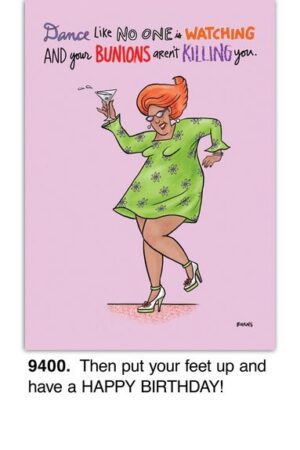 Dance like no one is watching Birthday Card