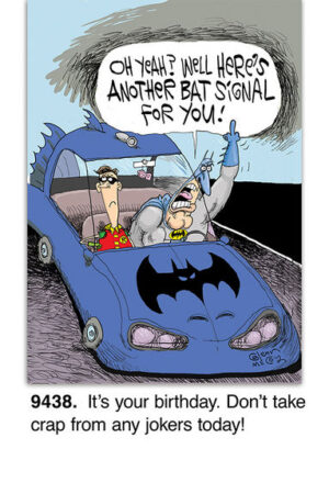 Here's Another Bat Signal For You Birthday Card