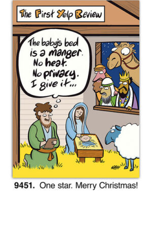 The First Yelp Review Christmas Card