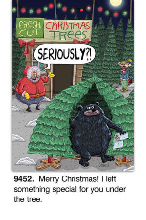 Fresh Cut Christmas Trees Christmas Card
